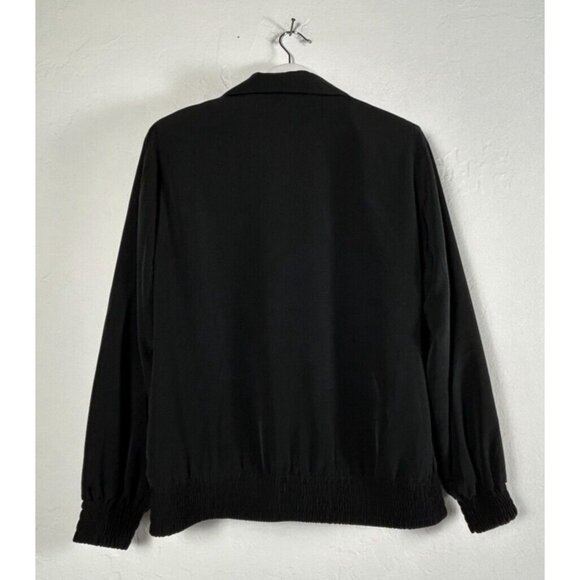 Philippe Marques Womens Button Down Long Sleeve Sweater Black Rhinestones London - Picture 2 of 11